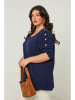 Curvy Lady Blouse donkerblauw