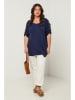 Curvy Lady Blouse donkerblauw