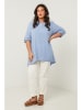 Curvy Lady Tunika in Hellblau