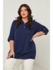 Curvy Lady Tunika w kolorze granatowym