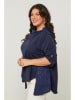 Curvy Lady Bluse in Dunkelblau