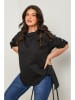 Curvy Lady Bluse in Schwarz