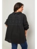Curvy Lady Bluse in Schwarz