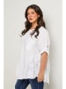 Curvy Lady Bluse in Weiß