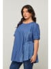 Curvy Lady Bluse in Blau