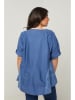 Curvy Lady Bluse in Blau