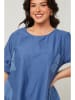 Curvy Lady Bluse in Blau