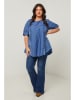 Curvy Lady Bluse in Blau