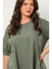 Curvy Lady Bluse in Khaki