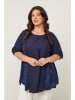 Curvy Lady Bluse in Dunkelblau