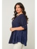 Curvy Lady Blouse donkerblauw