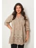 Curvy Lady Tunika in Taupe