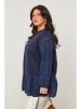 Curvy Lady Tunika w kolorze granatowym