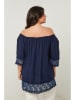 Curvy Lady Blouse donkerblauw