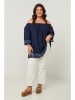 Curvy Lady Blouse donkerblauw