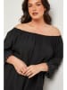 Curvy Lady Bluse in Schwarz
