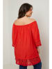 Curvy Lady Blouse rood