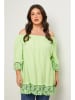 Curvy Lady Blouse lichtgroen