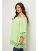 Curvy Lady Bluse in Hellgrün