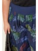 Curvy Lady Broek donkerblauw/groen