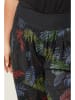 Curvy Lady Spodnie w kolorze czarno-zielonym
