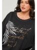 Curvy Lady Longsleeve in Schwarz