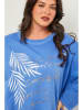 Curvy Lady Longsleeve in Blau