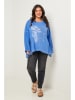 Curvy Lady Longsleeve in Blau