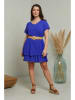 Curvy Lady Sukienka w kolorze niebieskim
