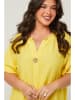 Curvy Lady Jurk geel