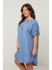 Curvy Lady Jurk blauw