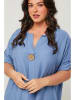 Curvy Lady Kleid in Blau