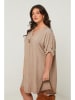Curvy Lady Jurk taupe