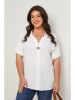 Curvy Lady Bluse in Weiß