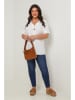 Curvy Lady Bluse in Weiß