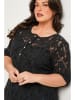 Curvy Lady Bluse in Schwarz