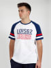 Lois Shirt in Weiß/ Dunkelblau
