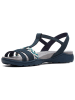 Clarks Skórzane sandały "Amanda Tealite" w kolorze granatowym