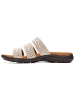 Clarks Leren slippers "Kitly Walk" wit
