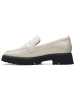Clarks Leder-Mokassins "Stayso Edge" in Creme