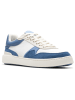 Clarks Skórzane sneakersy "CourtLite Race" w kolorze niebiesko-białym