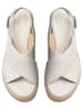 Clarks Leder-Keilsandaletten "Manon Wish" in Weiß