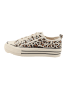 Tom Tailor Sneakers in Creme/ Hellbraun/ Schwarz
