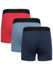 LEGO 3-delige set: boxershorts donkerblauw/blauw/rood