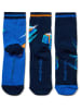 LEGO 3-delige set: sokken donkerblauw/blauw