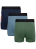 LEGO 3-delige set: boxershorts donkerblauw/blauw/groen