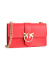 Pinko Leren schoudertas rood - (B)27 x (H)16,5 x (D)7,5 cm