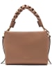 COCCINELLE Leren handtas lichtbruin - (B)23 x (H)18 x (D)10 cm