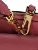 COCCINELLE Leder-Henkeltasche in Bordeaux - (B)19 x (H)15 x (T)8 cm