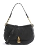 COCCINELLE Leder-Schultertasche in Schwarz - (B)22 x (H)14 x (T)4 cm
